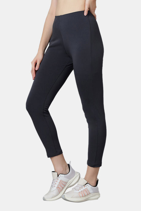 Red Rose Moisture Wicking Legging - M Grey — image 4